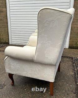 2 Laura Ashley Denbigh Wingback Fireside Armchairs Pair