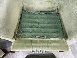 2 X Parker Knoll Pk1140 Wing Back Fireside Armchair Original Upholstery F47#