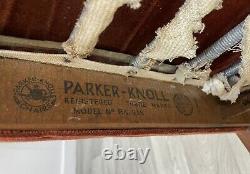 2 X Parker Knoll Pk 918 Wing Back Fireside Armchairs Original Upholstery G95#