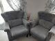 2chesterfield Classic Buttoned Wing Back Fireside Armchair Sofa Queen Anne Chair