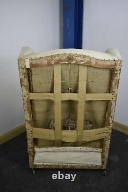 A Beautiful victotian Wingback Fireside Chair 19th century antique