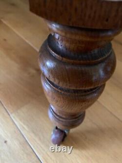A Pair of Antique Queen Anne Style Wingback Fireside Chairs 18324 carved on leg