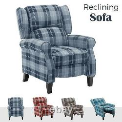 Armchair Recliner Sofa Chair Fireside TUB chairs cinema wing back Fabric Lounge