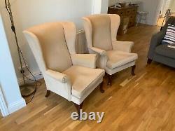 Beautiful Pair of Parker Knoll Wingback Fireside Chairs Chair PK 720 Mk 3