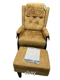 CareCo Wentwood Fireside Wingback Chair with Matching Footstool