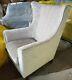 Champagne Cloudy Bay Accent Winged Armchair Fireside Chair Luxury Seating New