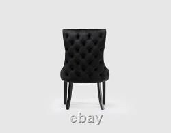 ChesterField Wing Back Queen High Back FireSide Armchair MODERN CHAIR (RRP £200)