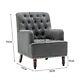 Chesterfield Wing Back Button Chair Tub Armchair Fireside Sofa Recliner Lounge