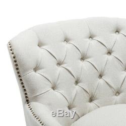 Chesterfield Wing Back Queen Anne Button Studded Fireside Armchair Sofa Chair
