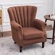 Chesterfield Wing Back Queen Anne High Back Fireside Armchair Sofa Lounge Chair