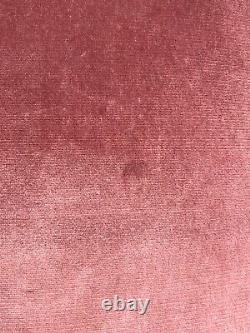 EB4314 Parker Knoll Wingback Fireside Chair, Pink Cotton Velour, Vintage