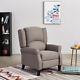 Eaton Wing Back Fireside Check Fabric Recliner Armchair Sofa Lounge Cinemo Chair