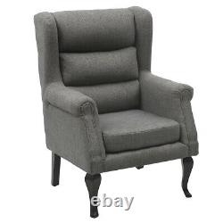 Extra High Back Orthopaedics Armchair Wing Back Fireside Bedroom Occasional Sofa