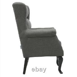 Extra High Back Orthopaedics Armchair Wing Back Fireside Bedroom Occasional Sofa