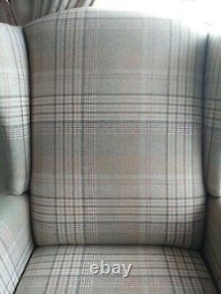 Fabric Wing Back Recliner Fireside Chair