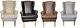 Fireside High Back Chair With Wings Faux Leather Various Colours