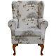 Fireside Wingback Chair In Tatton Autumn Fabric Free Uk Delivery