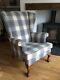 Grey Wing Chair Wingback Chairs Parker Knoll Style Fireside Chair