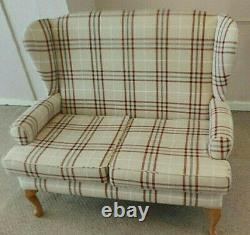 HSL Buckingham Fireside Chairs and 2 Seater in Petit Nobel Check