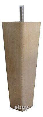 High Wing Back Fireside Chair Light Grey Atlanta Fabric Queen Anne / Tapered Leg