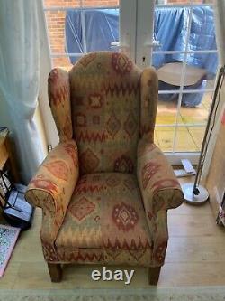 High back winged fireside/bedroom chair