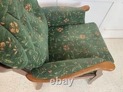 Joynson Holland Wing Back High Arm Chair Armchair Fireside Green