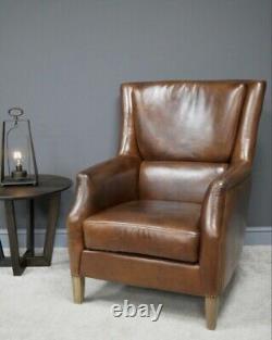 Leather Armchair The Epsley GrandeHall Chair, Fireside Chair