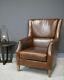 Leather Armchair The Epsley Grandehall Chair, Fireside Chair