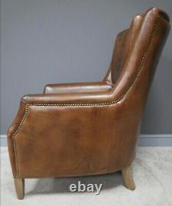 Leather Armchair The Epsley GrandeHall Chair, Fireside Chair