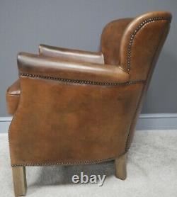 Leather Armchair The Epsley Hall Chair, Fireside Chair