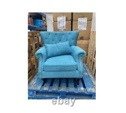 Living and Home Teal Wing Back Fire Side Chair Collection NN5
