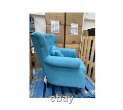 Living and Home Teal Wing Back Fire Side Chair Collection NN5