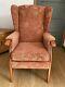 Lovely Joynson Holland Wing Backed Fireside Solid Arm Chair