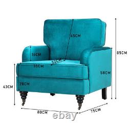 Medieval Velvet Tub Armchair Mobile Lounge Fireside Accent Tub Chairs on Wheels