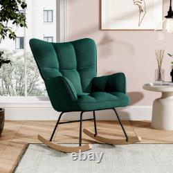 Modern Rocking Chair Balcony Leisure Chair Lazy Sofa Recliner Home Living Room