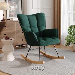 Modern Rocking Chair Balcony Leisure Chair Lazy Sofa Recliner Home Living Room