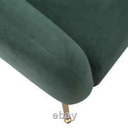 Modern Soft Velvet Armchair Tub Chair Lounge Sofa Fireside Living Room Wingback