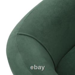 Modern Soft Velvet Armchair Tub Chair Lounge Sofa Fireside Living Room Wingback