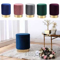 Modern Velvet Fabric WingBack Tub Chair Fireside Armchair Sofa Ottoman Footstool