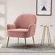 Modern Velvet Sofa Wingback Cuddle Chairs Fireside Armchair Bedroom Lounge Seats