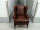Multiyork Wingback Armchair Brown Leather Wing Back, Fireside 1/2 Quality