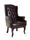 New Oxford High Back Pu Leather Armchair Chair Lounger Fireside Wingback