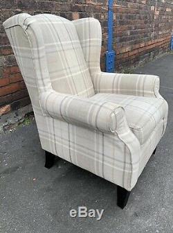 Next Sherlock Armchair Fireside Wingback Chair Excellent Condition