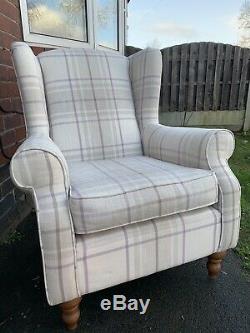 Next Sherlock Armchair Fireside Wingback Chair Vgc