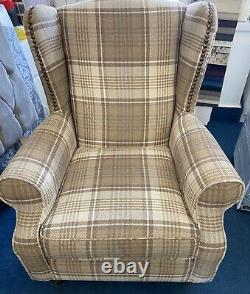 Next Sherlock High Back Armchair Fireside Chair Wingback Studded Detail Chair