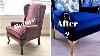 No Sew Old Chair Transformation Diy How To Achieve A High End Look For Less