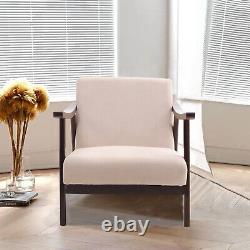 Occasional Chair Fabric Velvet Tub Armchair Fireside Living Room Cushioned Seat