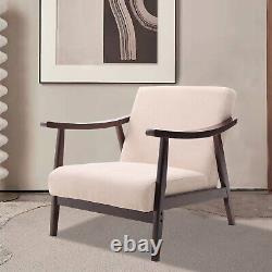 Occasional Chair Fabric Velvet Tub Armchair Fireside Living Room Cushioned Seat
