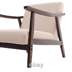 Occasional Chair Fabric Velvet Tub Armchair Fireside Living Room Cushioned Seat