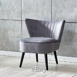 Occasional Dining Chair Sofa Chair Living Room Bedroom Fireside Wing back Grey
